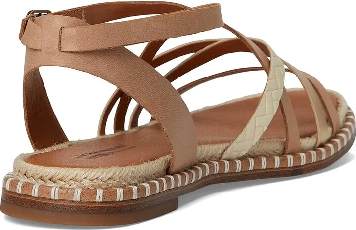 Lucky Brand Kielly Cross Strap Flat Sandals Women's Sandals Rhodonite Combo : 11 B - Medium, Leather - Image 4