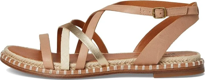 Lucky Brand Kielly Cross Strap Flat Sandals Women's Sandals Rhodonite Combo : 11 B - Medium, Leather - Image 6