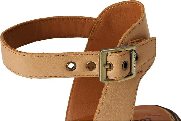 Lucky Brand Kimaya Ankle Strap Sandal Women's Sandals Murex Mix : 7 B - Medium, Synthetic - Image 7