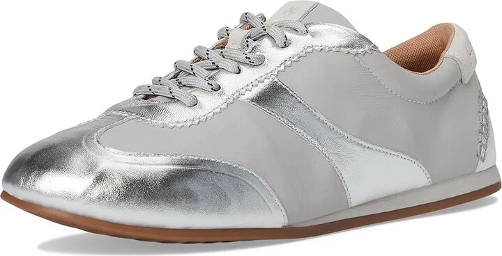 Lucky Brand Kofila Sneakers Women's Shoes Silver : 10 B - Medium, Leather - Image 5