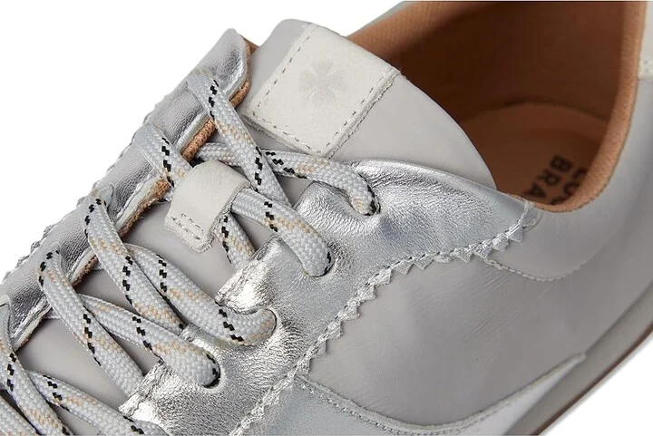 Lucky Brand Kofila Sneakers Women's Shoes Silver : 10 B - Medium, Leather - Image 7