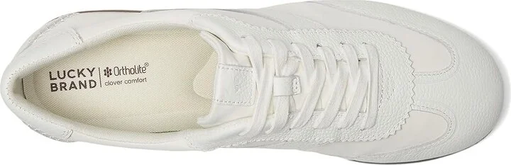 Lucky Brand Kofila Sneakers Women's Shoes White : 6.5 B - Medium, Leather - Image 2