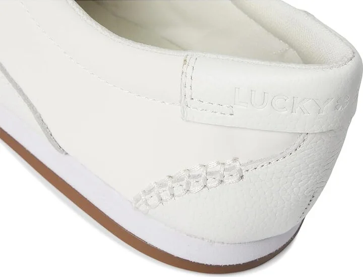 Lucky Brand Kofila Sneakers Women's Shoes White : 6.5 B - Medium, Leather - Image 7