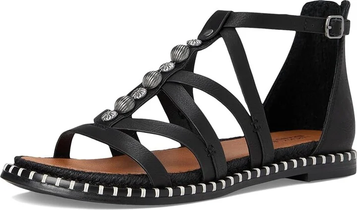 Lucky Brand Korina Beaded Gladiator Sandals Women's Sandals Black : 6 B - Medium, Rubber - Image 5