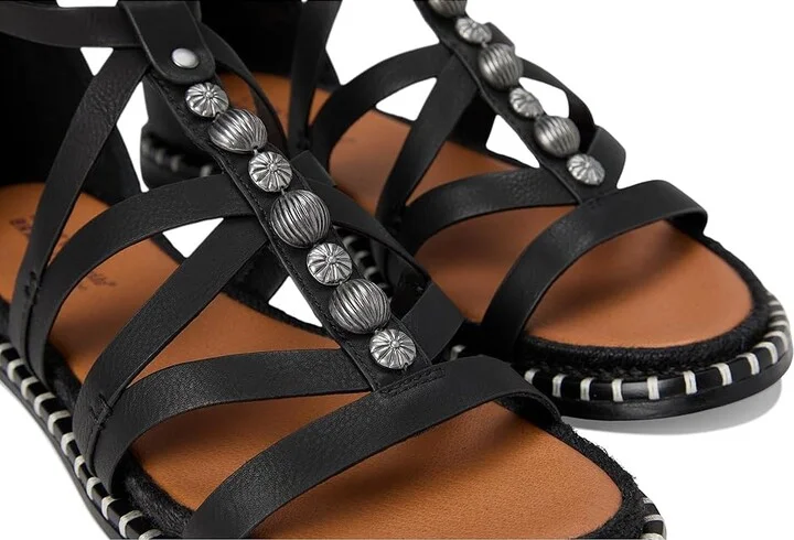 Lucky Brand Korina Beaded Gladiator Sandals Women's Sandals Black : 6 B - Medium, Rubber - Image 7