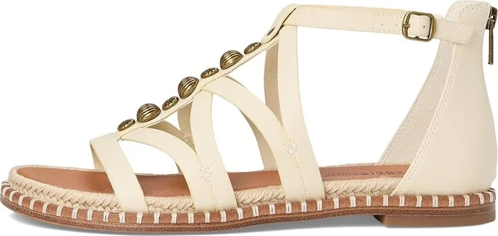 Lucky Brand Korina Beaded Gladiator Sandals Women's Sandals Dark Parchment : 7 B - Medium, Rubber - Image 6