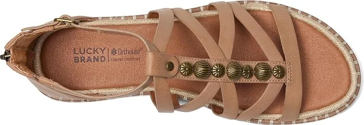 Lucky Brand Korina Beaded Gladiator Sandals Women's Sandals Rhodonite : 7 B - Medium, Rubber - Image 2