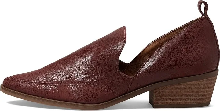 Lucky Brand Mahzan Women's Slip on Shoes Brownstone : 5 M, Leather - Image 6