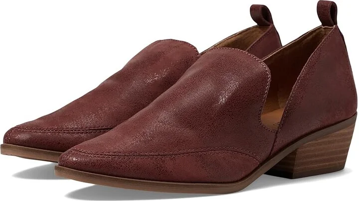 Lucky Brand Mahzan Women's Slip on Shoes Brownstone : 5 M, Leather