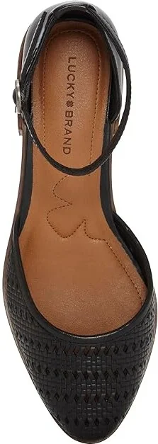 Lucky Brand Maliya Women's Sandals Black : 5 B - Medium, Leather - Image 2