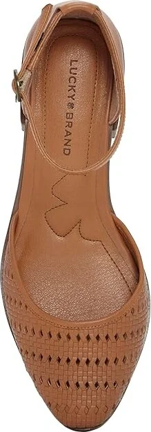Lucky Brand Maliya Women's Sandals Caramel : 9 B - Medium, Leather - Image 2
