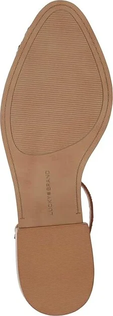 Lucky Brand Maliya Women's Sandals Caramel : 9 B - Medium, Leather - Image 3