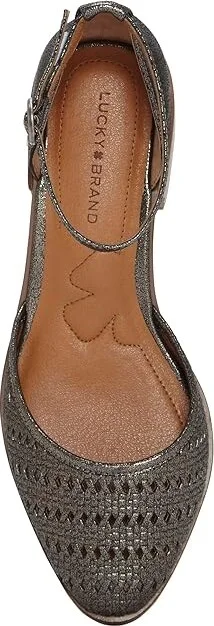Lucky Brand Maliya Women's Sandals Pewter : 7.5 B - Medium, Leather - Image 2