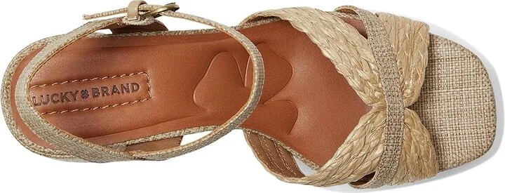 Lucky Brand Marrika Platform High Heel Sandals Women's Sandals Tuscany/Tuscany : 9 B - Medium - Image 2
