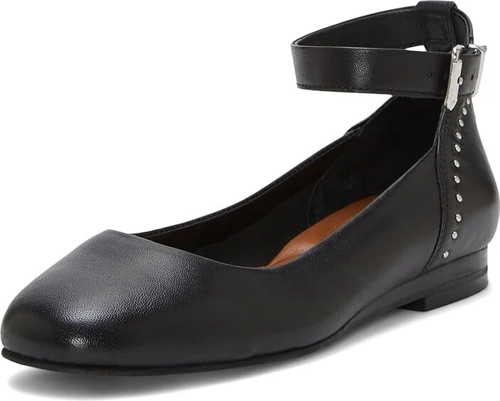 Lucky Brand Melsin Women's Flat Shoes Black : 5.5 B - Medium, Leather - Image 5