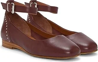 Lucky Brand Melsin Women's Flat Shoes Wine : 7.5 B - Medium, Leather