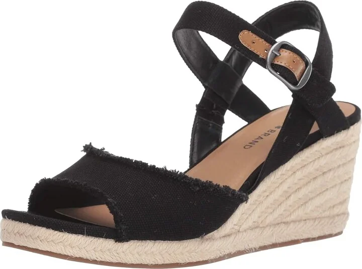 Lucky Brand Mindra Women's Shoes Black : 5 W, Textile - Image 2