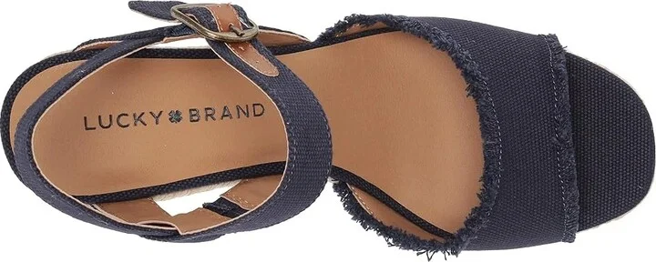 Lucky Brand Mindra Women's Shoes Indigo : 5.5 W, Textile - Image 3
