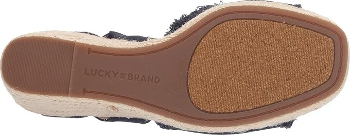 Lucky Brand Mindra Women's Shoes Indigo : 5.5 W, Textile - Image 4