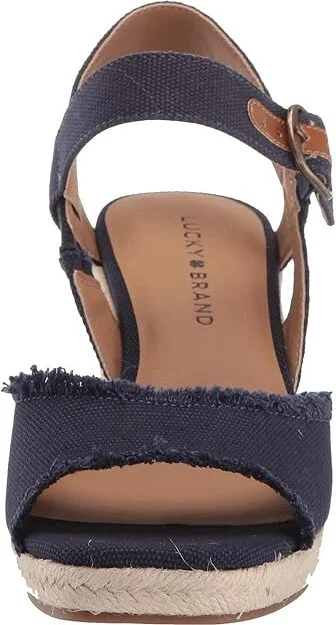 Lucky Brand Mindra Women's Shoes Indigo : 5.5 W, Textile - Image 6