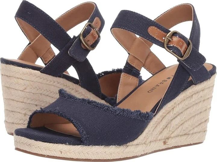 Lucky Brand Mindra Women's Shoes Indigo : 5.5 W, Textile