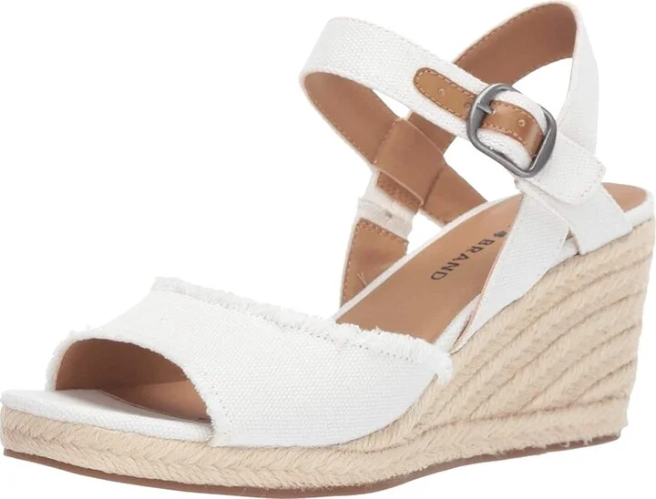 Lucky Brand Mindra Women's Shoes White : 5 W, Textile - Image 2
