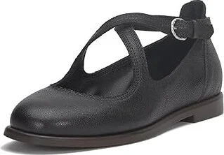 Lucky Brand Necia Women's Flat Shoes Black : 8 B - Medium, Leather/Rubber - Image 5