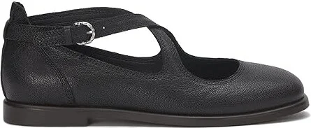 Lucky Brand Necia Women's Flat Shoes Black : 8 B - Medium, Leather/Rubber - Image 6