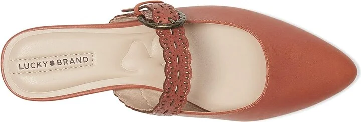 Lucky Brand Nicona Women's Flat Shoes Wild Pecan : 8.5 B - Medium, Leather - Image 2