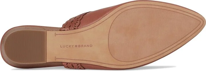 Lucky Brand Nicona Women's Flat Shoes Wild Pecan : 8.5 B - Medium, Leather - Image 3