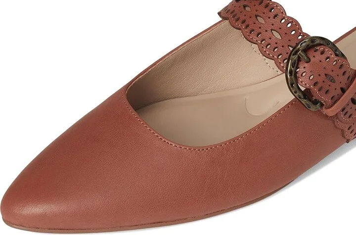 Lucky Brand Nicona Women's Flat Shoes Wild Pecan : 8.5 B - Medium, Leather - Image 7