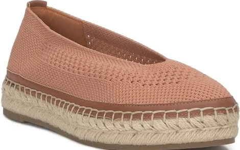 Lucky Brand Orena Knit Espadrille Sandal - Women's Accessories Shoes Sandals in Light Orange