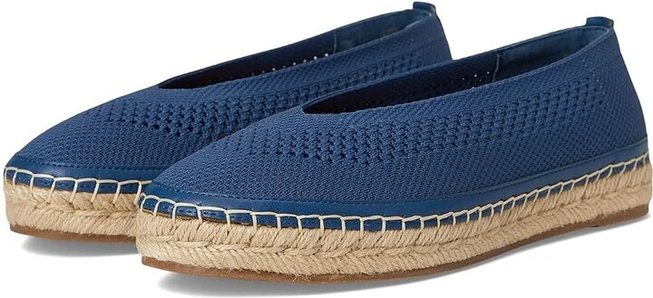 Lucky Brand Orena Knit Espadrille Sandals Women's Sandals Dark Chambray : 5 B - Medium