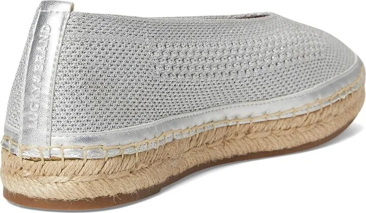 Lucky Brand Orena Knit Espadrille Sandals Women's Sandals Silver : 8.5 B - Medium - Image 4