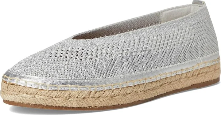 Lucky Brand Orena Knit Espadrille Sandals Women's Sandals Silver : 8.5 B - Medium - Image 5