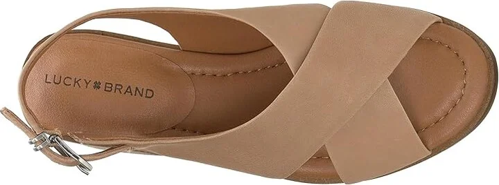 Lucky Brand Rhidlee Women's Sandals Sandstorm : 8.5 M, Leather - Image 2