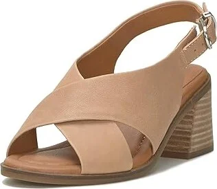 Lucky Brand Rhidlee Women's Sandals Sandstorm : 8.5 M, Leather - Image 6