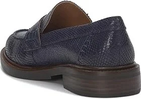 Lucky Brand Salima Women's Flat Shoes Navy Blazer : 8.5 B - Medium, Leather/Polyester/Rubber - Image 4