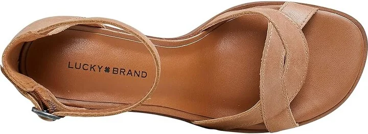 Lucky Brand Sarwa Women's Shoes Latte : 5.5 M, Leather - Image 2