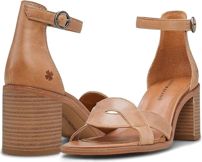 Lucky Brand Sarwa Women's Shoes Latte : 5.5 M, Leather