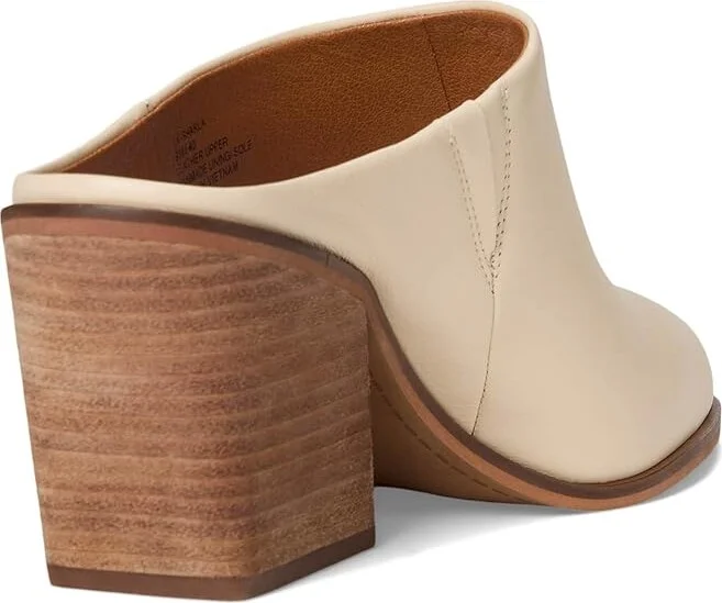 Lucky Brand Sharla High Women's Heels Vanilla : 6 B - Medium, Leather - Image 4