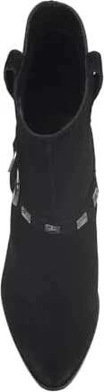 Lucky Brand Sogn Women's Boots Black : 8 M, Rubber/Suede - Image 2