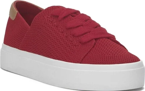 Lucky Brand Talena Sneaker - Women's Accessories Shoes Sneakers Casual Tennis Shoes in Open Red