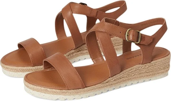 Lucky Brand Trianna Women's Sandals Adobe Brown : 9.5 M, Leather