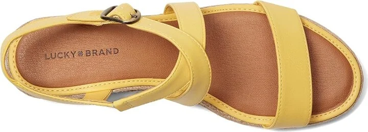 Lucky Brand Trianna Women's Sandals Gold Rush : 7 M, Leather - Image 2