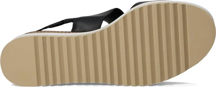 Lucky Brand Turoma Platform Wedge Sandals Women's Sandals Black : 6 B - Medium, Synthetic - Image 3