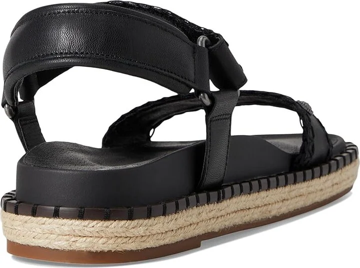 Lucky Brand Ullani Studded Platform Sandal Women's Sandals Black : 9 B - Medium, Leather - Image 4