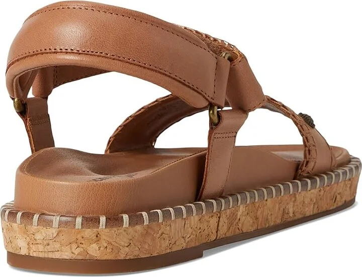 Lucky Brand Ullani Studded Platform Sandal Women's Sandals Latte : 5 B - Medium, Leather - Image 4