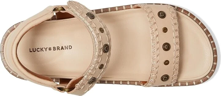 Lucky Brand Ullani Studded Platform Sandal Women's Sandals Murex : 6.5 B - Medium, Leather - Image 2