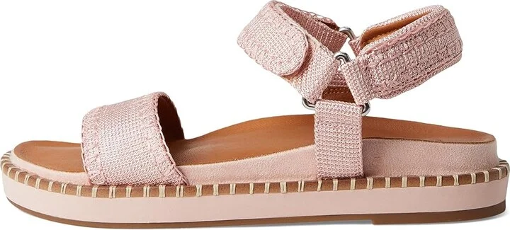 Lucky Brand Ullaniah Platform Ankle Strap Sandals Women's Sandals Blush : 11 B - Medium, Textile - Image 6